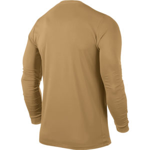 Nike Park VI Long Sleeve Shirt Jersey Gold Rear