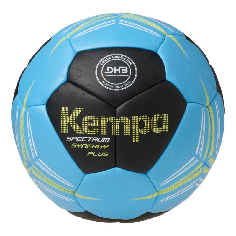 Kempa Spectrum Synergy Plus Handball Ice Blue Black Lime Yellow