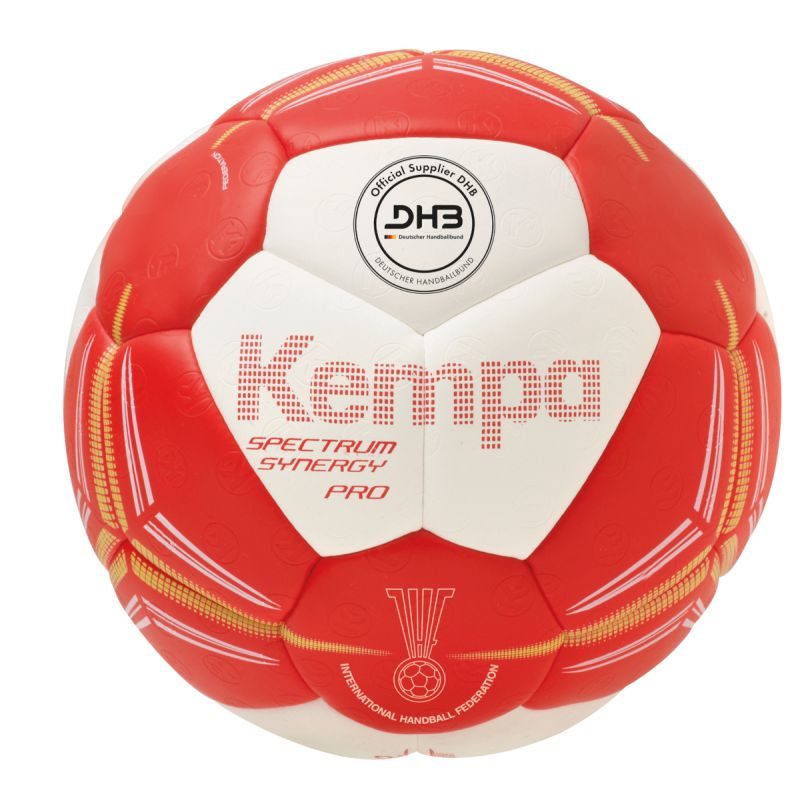 Kempa Spectrum Synergy Pro Handball Red White Lime Yellow