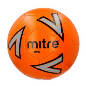 Mitre Impel Football Orange Silver Black Size 3,4 & 5