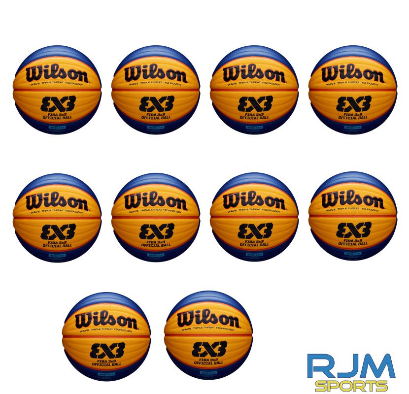 Basketball England Wilson FIBA 3V3 Official Basketball Game Ball 10 Ball Deal