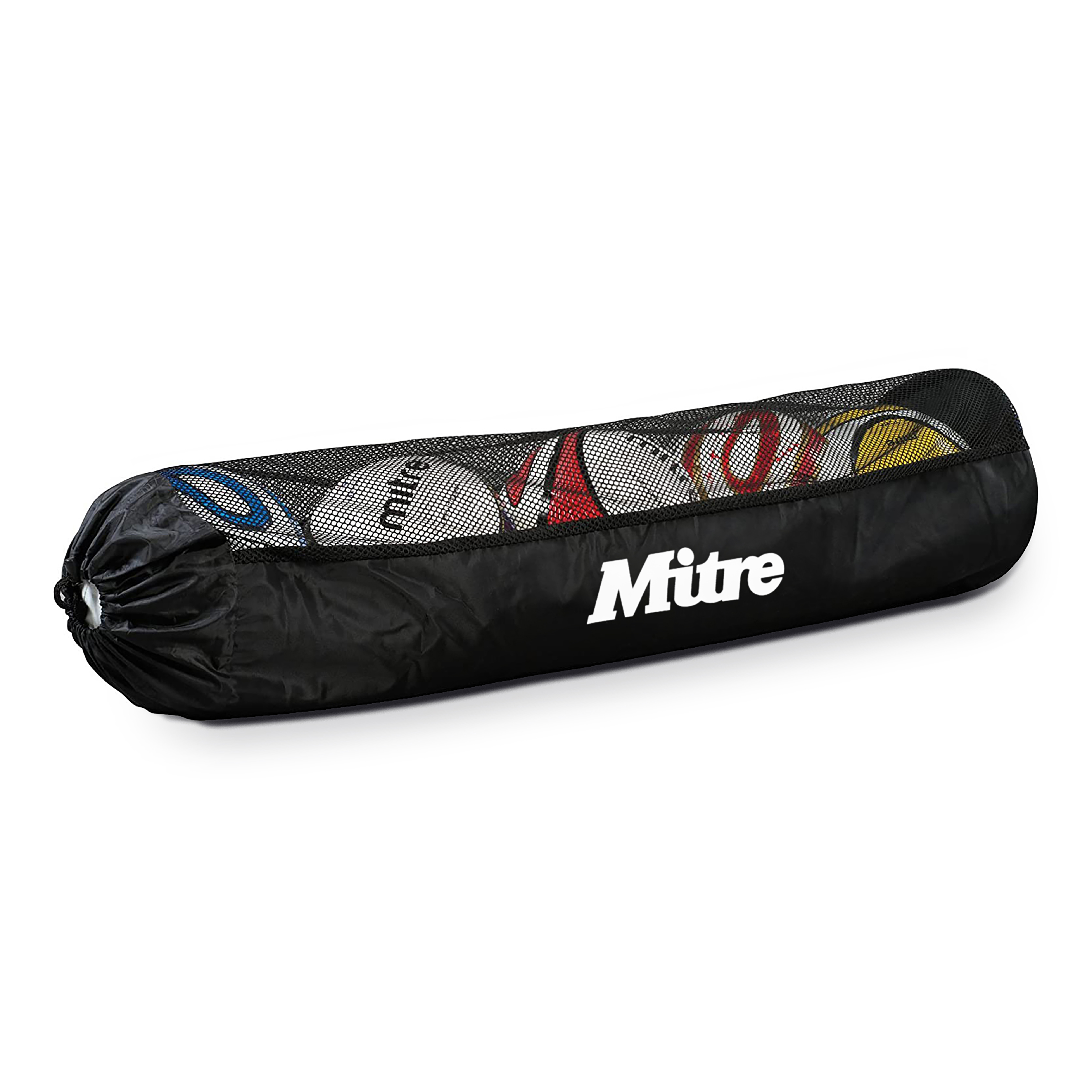 Mitre 5 Football Tubular Ball Sack Black