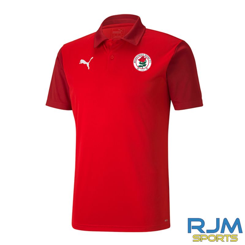 Bonnyrigg Rose FC 2022/23 Polyester Polo Red