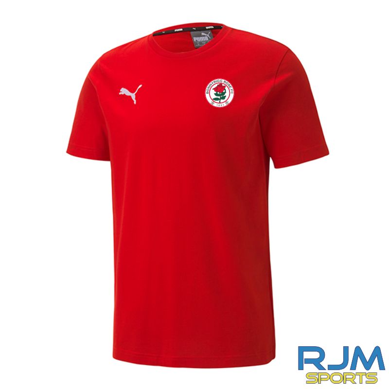 Bonnyrigg Rose FC 2022/23 Cotton T-Shirt Red