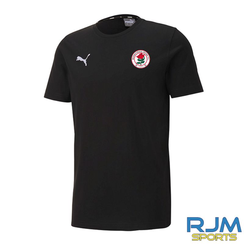 Bonnyrigg Rose FC 2022/23 Cotton T-Shirt Black
