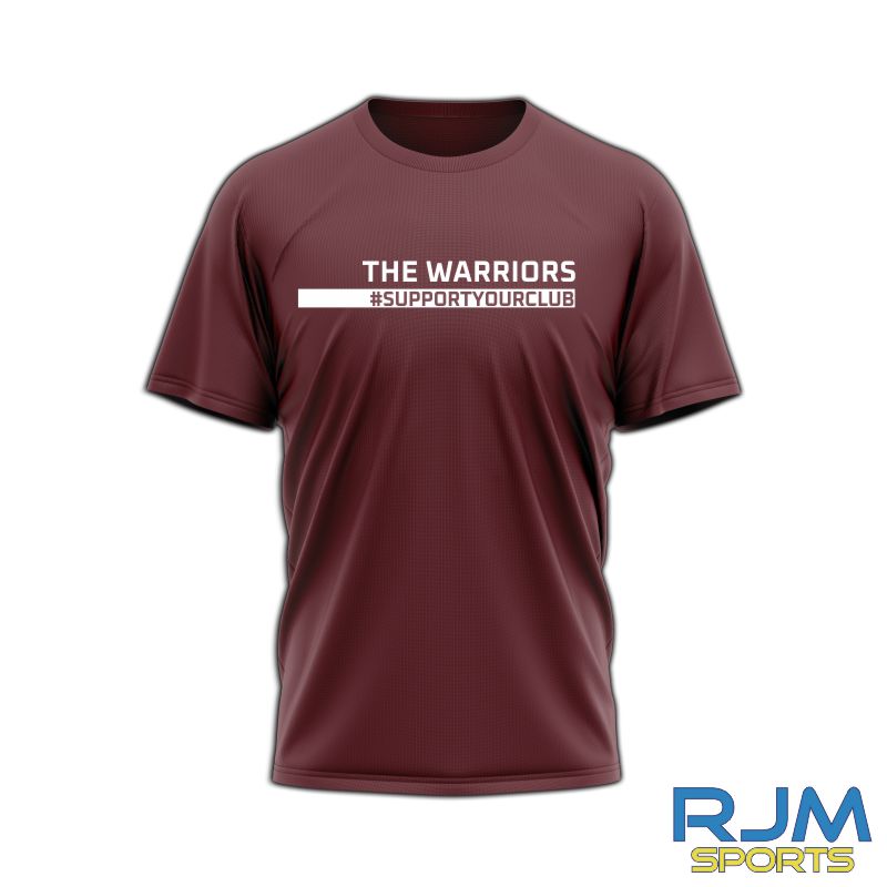 Stenhousemuir FC #SupportYourClub T-Shirt Maroon