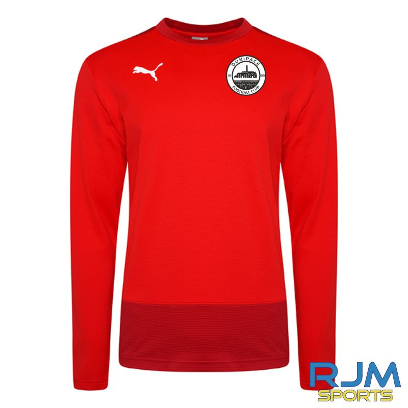 Dunipace FC Players Puma Goal Sweatshirt Red