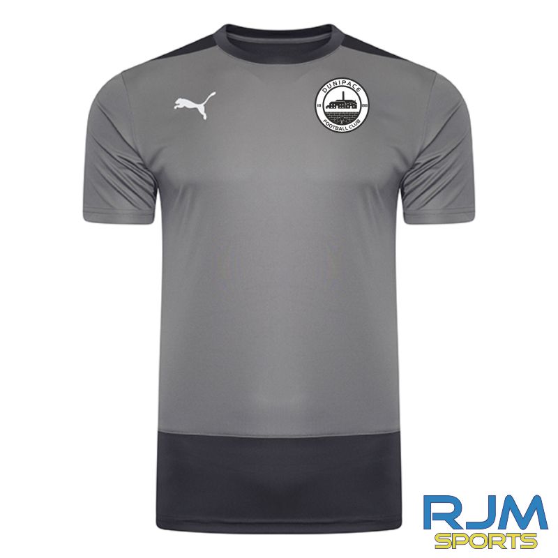 Dunipace FC Coaches Puma Goal Training Jersey Steel Grey