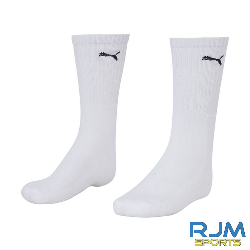 Milton FC Coaches Puma Sports Socks (Pack of 3) White