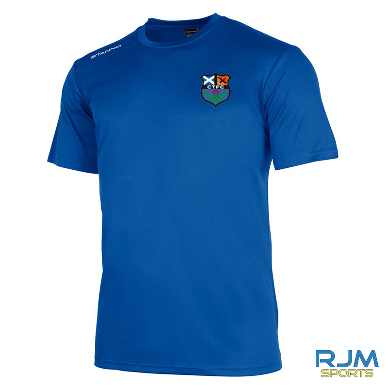 Callander Thistle FC Stanno Field Short Sleeved Players Shirt Royal