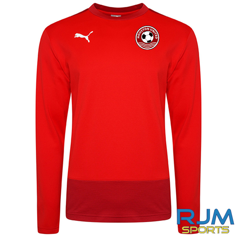 Houston United FC Puma Goal Sweatshirt Red