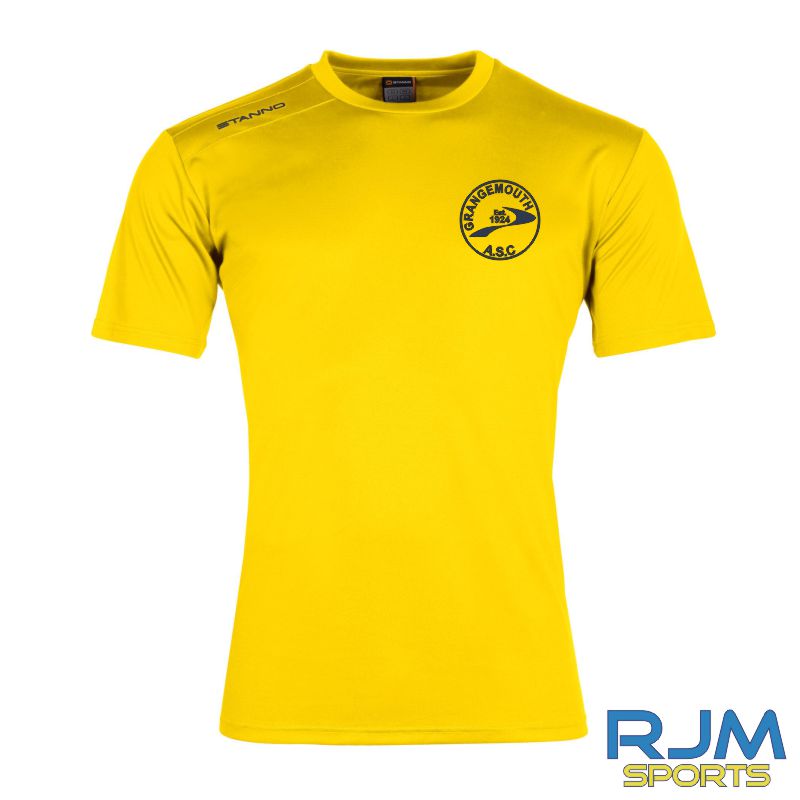 GASC Stanno Field Short Sleeve Shirt Yellow