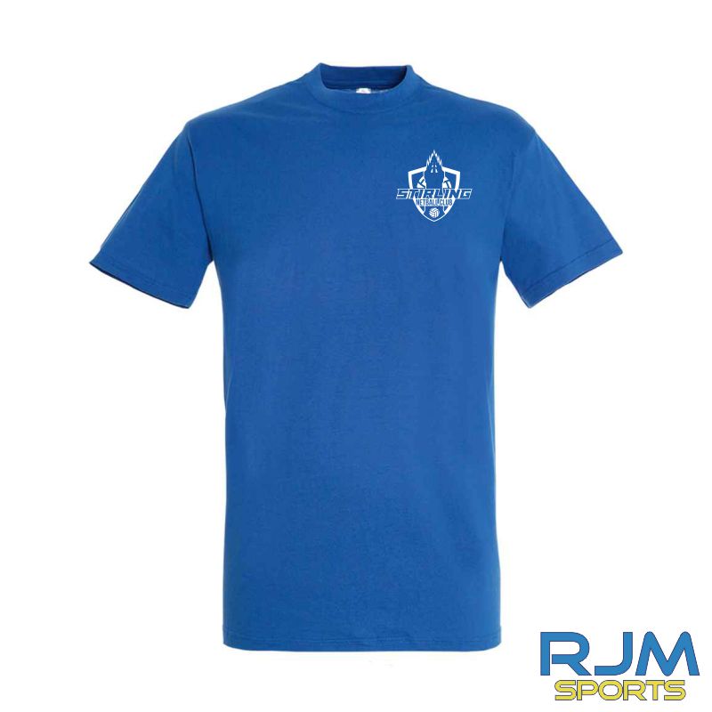 Stirling Netball Club Sol's Cotton T-Shirt Royal Blue