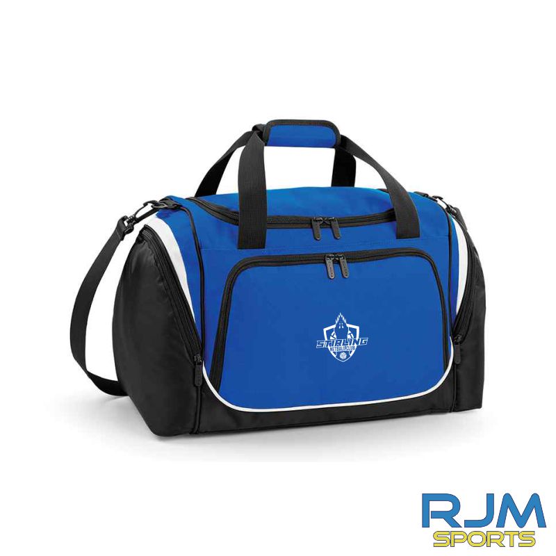 Stirling Netball Club Quadra Team Pro Locker Bag Royal Blue Black White