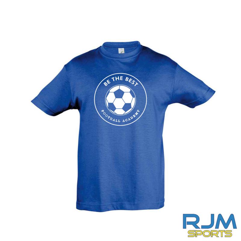 Be The Best Football Academy Sol's Cotton T-Shirt Royal Blue