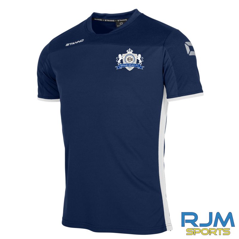 Braehead FC Stanno Pride T-Shirt Navy
