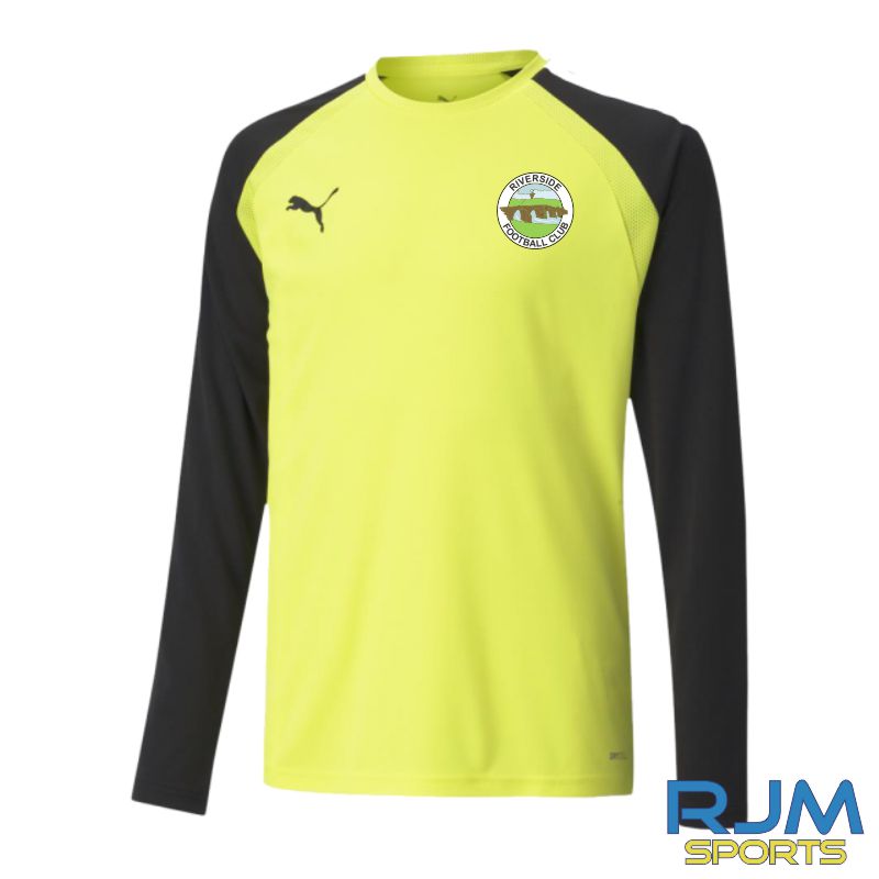 Riverside FC Home Goalkeeper Puma Team Pacer Long Sleeve Jersey Fluo Yellow Black