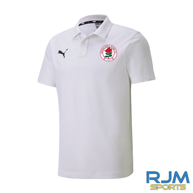 Bonnyrigg Rose FC 2022/23 Cotton Polo White