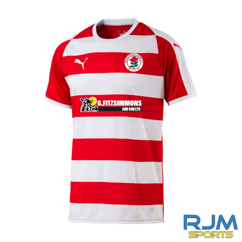 Bonnyrigg Rose FC 2022/23 Home Shirt Red White