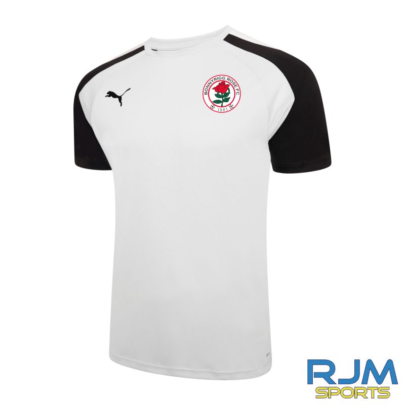 Bonnyrigg Rose FC 2022/23 Polyester Training Shirt White