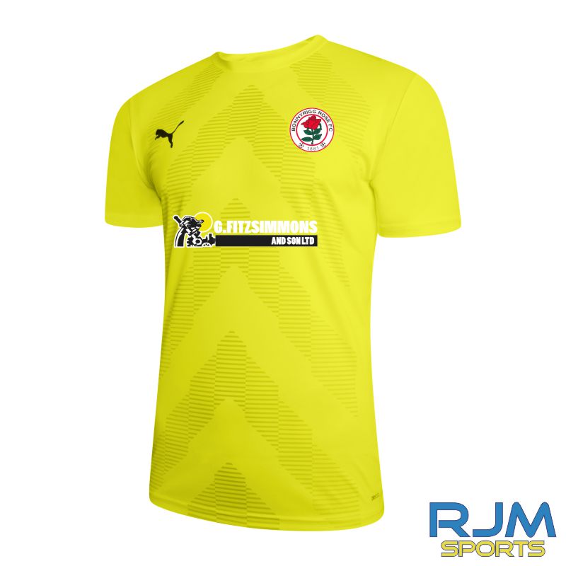 Bonnyrigg Rose FC 2022/23 3rd Strip Goalkeeper Shirt Yellow Alert