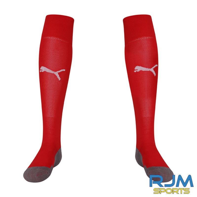 Bonnyrigg Rose FC 2022/23 3rd Strip Socks Red White