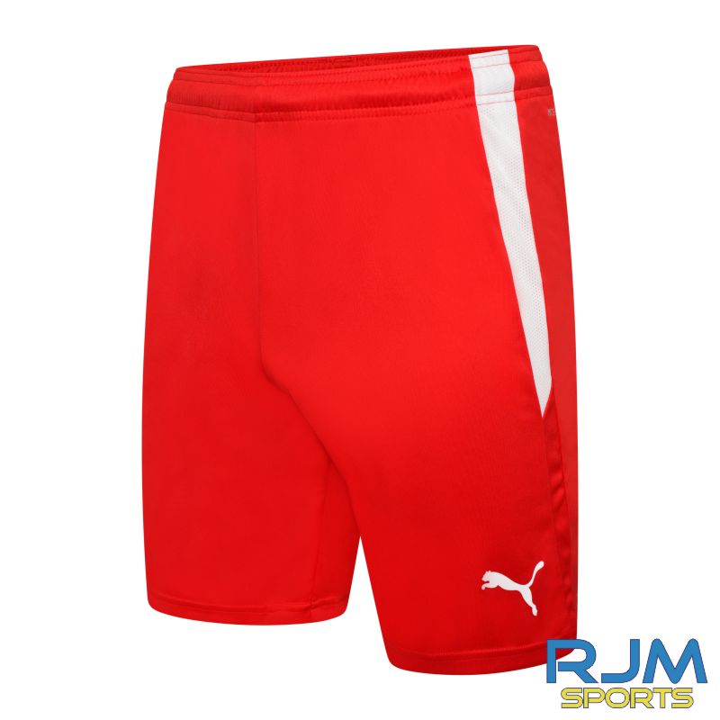 Bonnyrigg Rose FC 2022/23 3rd Strip Shorts Red White