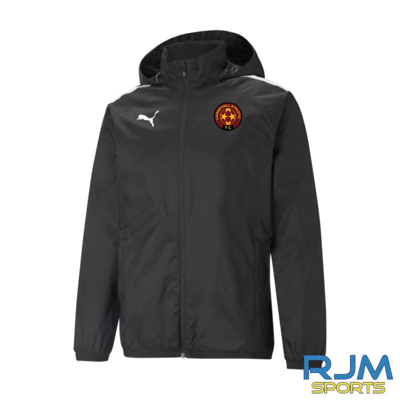 Cairneyhill Athletic Puma Team Liga All Weather Jacket Black White