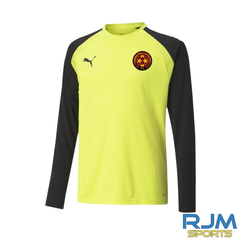 Cairneyhill Athletic Home Goalkeeper Puma Team Pacer Long Sleeve Jersey Fluo Yellow Black