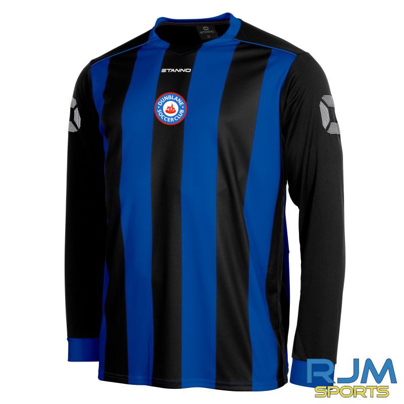 Dunblane Soccer Club Stanno Brighton Long Sleeve Shirt Royal Black