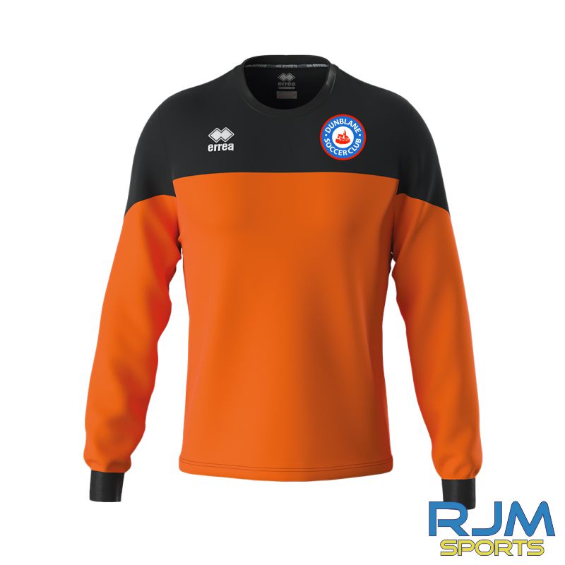Dunblane Soccer Club Errea Bahia L/S Goalkeeper Shirt Orange Fluo Black
