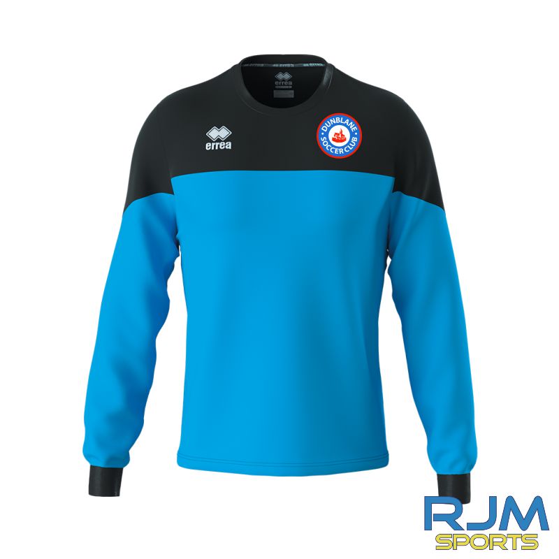 Dunblane Soccer Club Errea Bahia L/S Goalkeeper Shirt Cyan Black