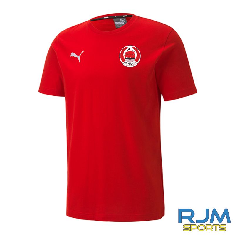 Clyde FC 2022/23 Cotton T-Shirt Red