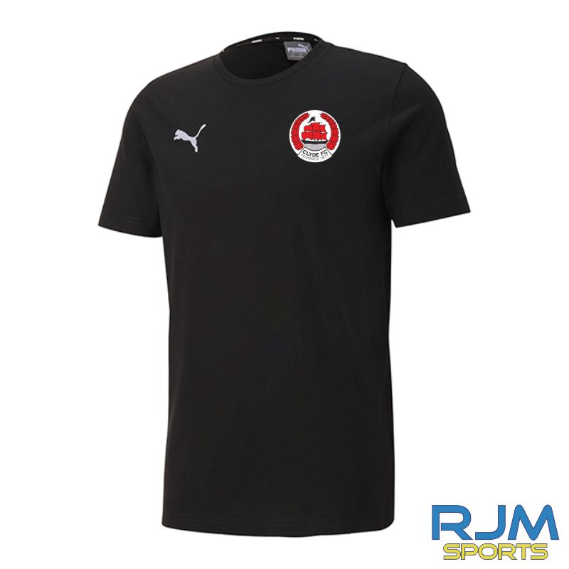 Clyde FC 2022/23 Cotton T-Shirt Black