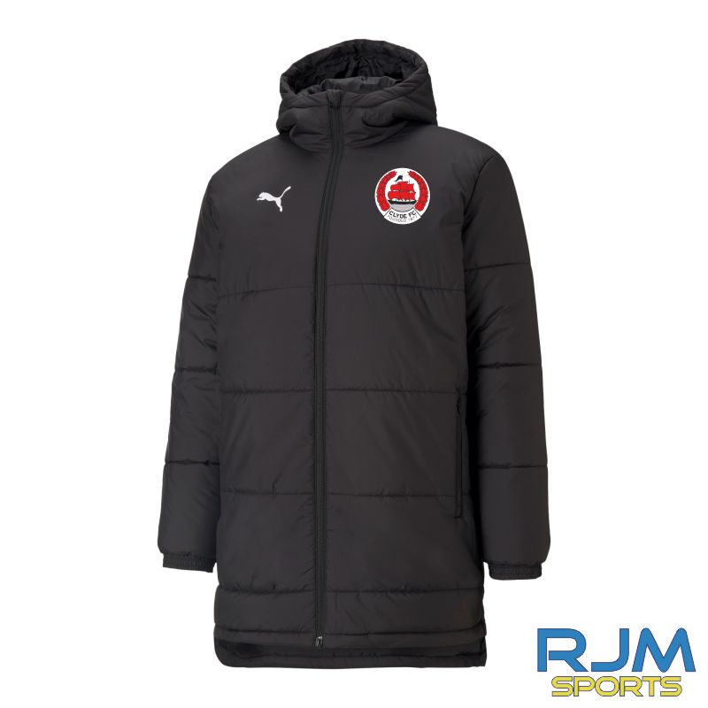 Clyde FC 2022/23 Bench Jacket Black