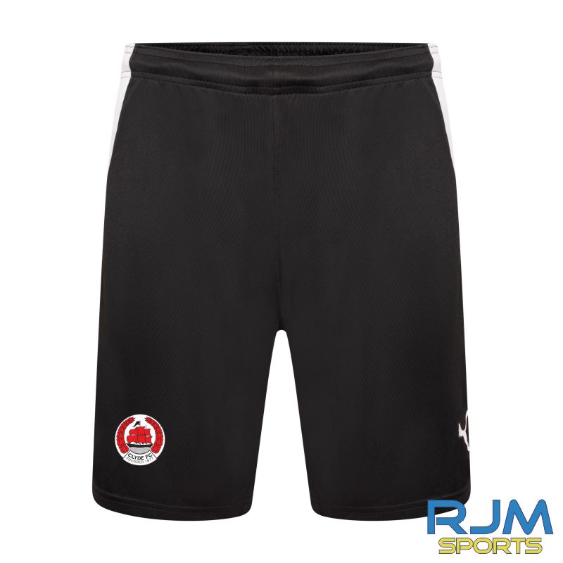 Clyde FC 2022/23 Home Shorts Black