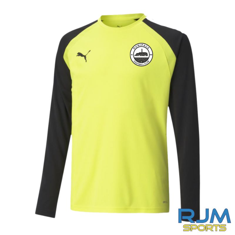 Dunipace FC Puma Team Pacer Goalkeeper Jersey Fluo Yellow