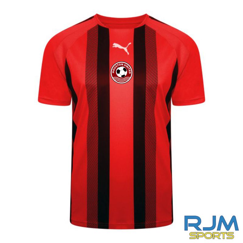 Houston United FC Puma Liga Striped Jersey Red Black
