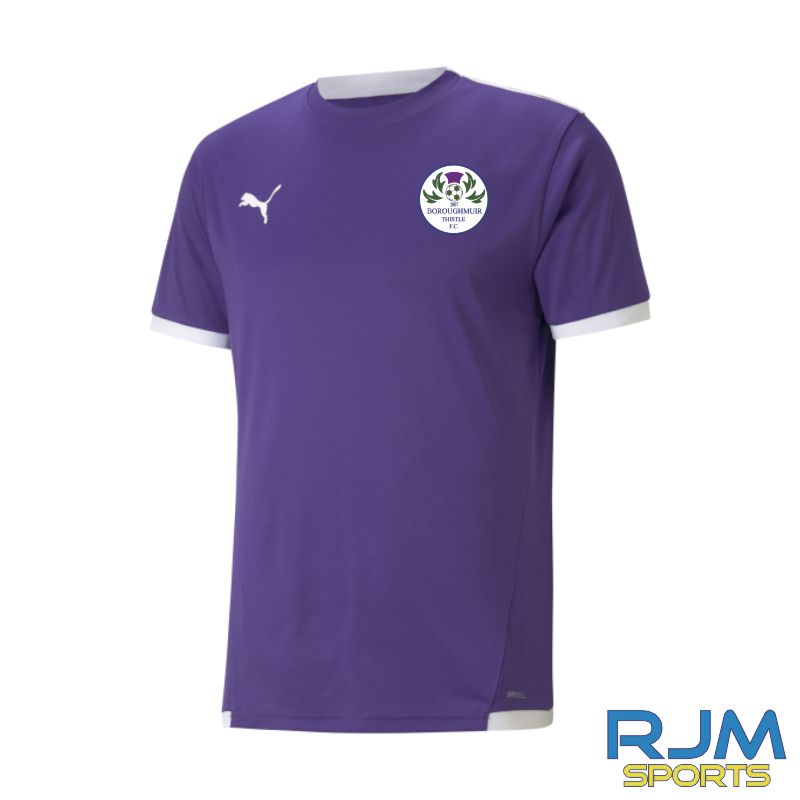 Boroughmuir Thistle FC Puma Team Liga Jersey Prism Violet White