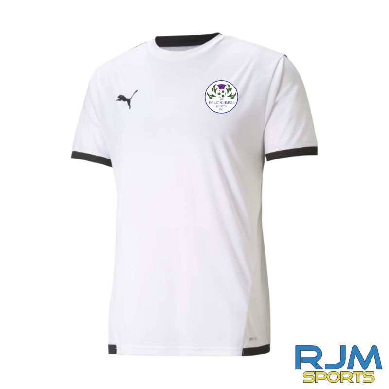 Boroughmuir Thistle FC Puma Team Liga Jersey White Black