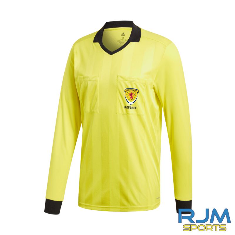 SFA Adidas Ref 18 Long Sleeve Jersey Yellow OLD