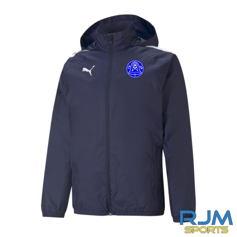 Dundonald Bluebell JFC Puma Team Liga Training Rain Jacket Peacoat