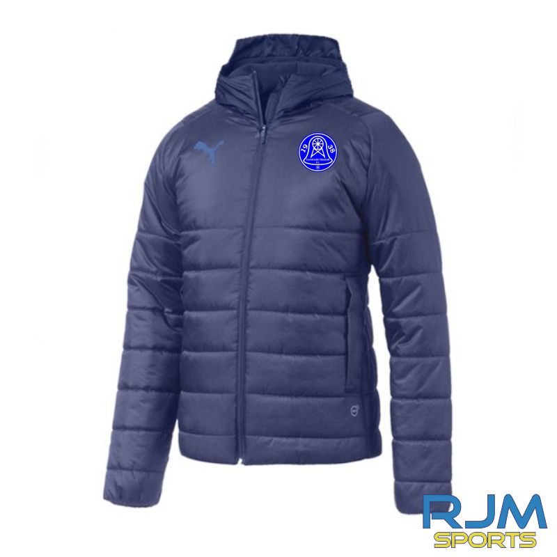 Dundonald Bluebell JFC Puma Liga Light Coaches Padded Jacket Peacoat