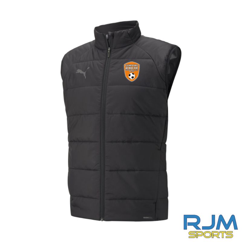 Glenrothes Athletic FC Puma Liga Vest Jacket Coaches Black