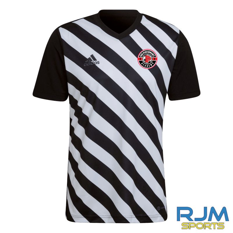 Pro Performance Academy Futsal Kit Adidas Entrada 22 GFX Jersey Black White