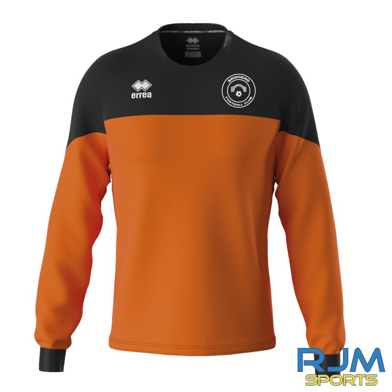 Bridgend FC Errea Bahia L/S Goalkeeper Shirt Orange Fluo Black