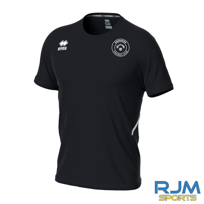 Bridgend FC Errea Marvin S/S Shirt Black
