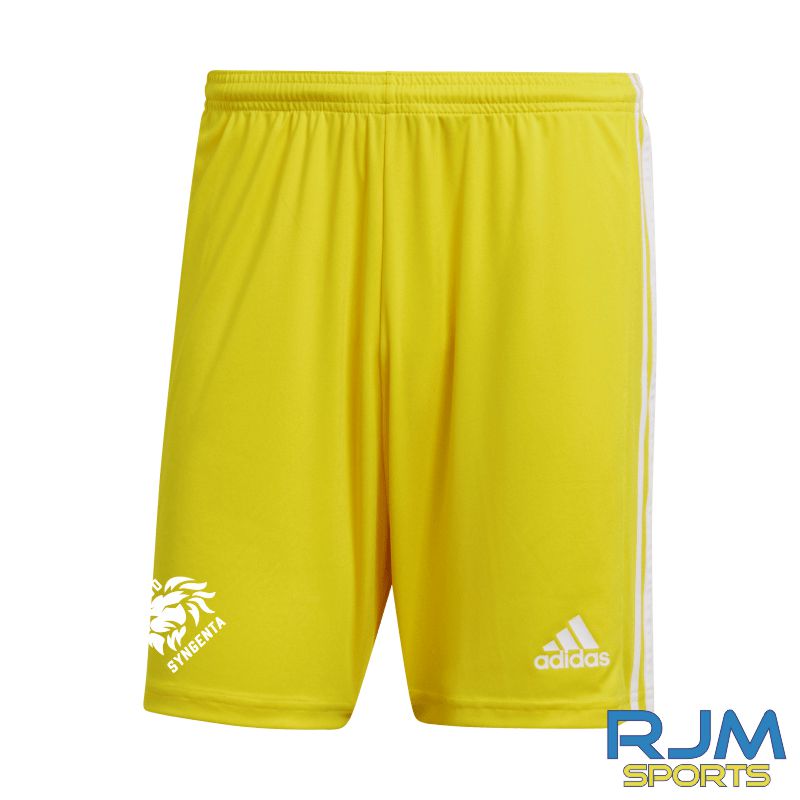 Syngenta Juveniles FC Home Goalkeeper Adidas Squadra 21 Shorts Team Yellow