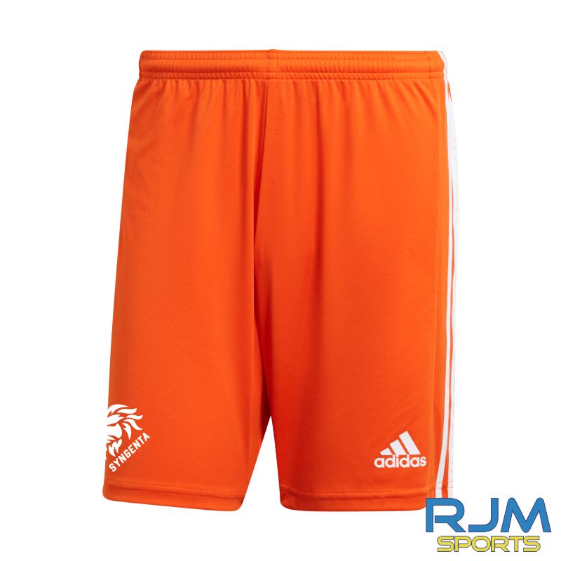 Syngenta Juveniles FC Home Adidas Squadra 21 Shorts Team Orange