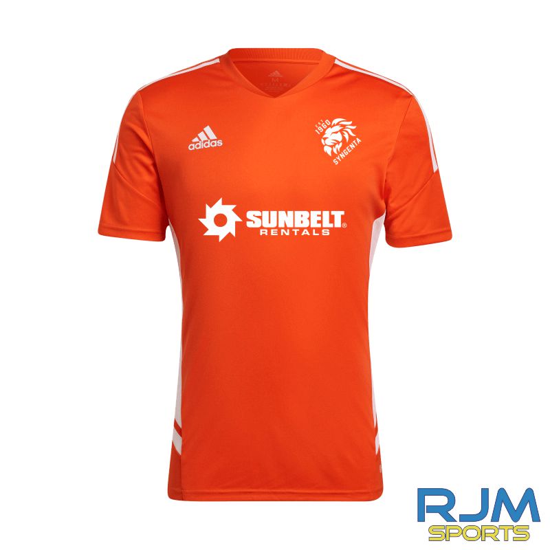 Syngenta Juveniles FC Home Adidas Condivo 22 Jersey Team Orange